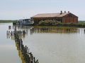 Comacchio Lagoons fishermen`s house Serilla