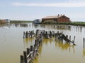 Comacchio Lagoons fishermen`s house Serilla Royalty Free Stock Photo