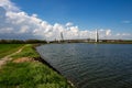 comacchio regional park delta del po lagoon city famous for its archaeological excavations and eel fishing Royalty Free Stock Photo