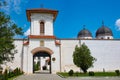 Comana Monastery entrance, in Giurgiu, Romania