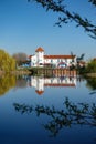 Comana natural park in Giurgiu. Hanul Postalionului. Royalty Free Stock Photo