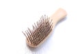 Comb brush with lost hair Royalty Free Stock Photo