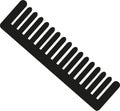 Comb hair vector