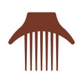 Comb Icon Royalty Free Stock Photo