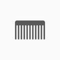 Comb icon, hairbrush vector, hair, salon