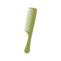 Comb icon. Makeup and beauty tools silhouette. Vector illustration Royalty Free Stock Photo