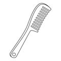 Comb icon, outline style