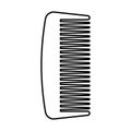 Comb icon vector. Hairstyle illustration sign. Salon symbol. Barbershop logo.