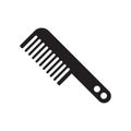 Comb icon vector sign and symbol isolated on white background, C Royalty Free Stock Photo