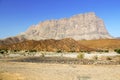 Comb mountain in Oman Royalty Free Stock Photo