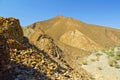 Comb mountain in Oman Royalty Free Stock Photo