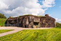 Combat bloc of the Maginot Line in Villy, France Royalty Free Stock Photo