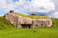 Combat bloc of the Maginot Line in Villy, France Royalty Free Stock Photo