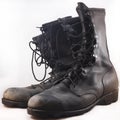 Combat boots Royalty Free Stock Photo