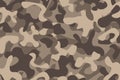 Combat camouflage pattern, military background, vector illustration Royalty Free Stock Photo