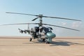 Combat helicopter Ka-52 Royalty Free Stock Photo