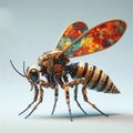 The combat mosquito with artificial intelligence is a technological mosquito with an artificial intelligence