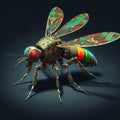 The combat mosquito with artificial intelligence is a technological mosquito with an artificial intelligence