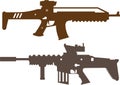 Combat rifles