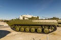 Combat Soviet tank, an exhibit of military-historical Museum, Ekaterinburg, Russia