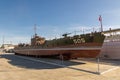 Combat torpedo boat, the exhibit of the military historical Museum, Russia, Ekaterinburg,