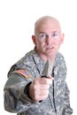 Combat Veteran Royalty Free Stock Photo