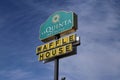 La Quinta inn and Waffle house sign