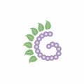 Letter g for grape logo.