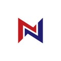 Combination Letter N+N look great design. n logo
