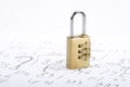 Combination lock on codes