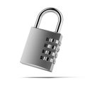 Combination padlock Royalty Free Stock Photo