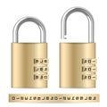 Combination padlocks