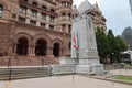 Toronto, ONT, Canada - September 28th 2022: A picture of Old City Hall and the War Memorial