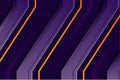 The combination of Purple, blue and orange gradient on abstract geometric background Royalty Free Stock Photo