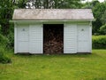 Combination Restrooms and Woodshed