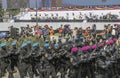 Special force troop from Malaysian Navy and Air Force marching during 65th Malaysia National Day Parade in Kuala Lumpur.S