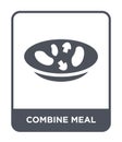 combine meal icon in trendy design style. combine meal icon isolated on white background. combine meal vector icon simple and