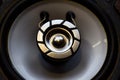 Combined car speaker, tweeter integrated in large speaker Royalty Free Stock Photo
