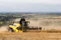 Combined Harvester, Wilmington, East Sussex, UK Royalty Free Stock Photo