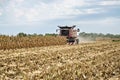 combining field corn Royalty Free Stock Photo