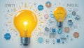 Creativity at Work: How Innovation Transforms Employee Productivity.Generative AI illustration
