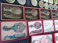 Combs and mirrors on Wednesday Market in Anjuna, Goa, India.