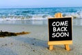 Come back soon Royalty Free Stock Photo
