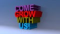 Come grow with us on blue