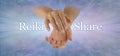 Come and Join our Reiki Share Concept header Royalty Free Stock Photo