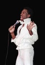 Eddie Murphy Entertains in Chicago in 1983 Royalty Free Stock Photo