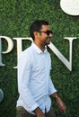 Comedian Aziz Ansari attends US Open 2015 tennis match Royalty Free Stock Photo