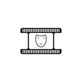 comedy icon. Element of cinema icon. Premium quality graphic design icon. Signs and symbols collection icon for websites, web desi Royalty Free Stock Photo