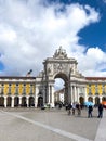 Comerce Square in Lisbon Royalty Free Stock Photo