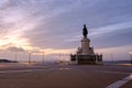 Comercio Square in Lisbon, Portugal Royalty Free Stock Photo